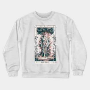 Vegan Tarot | Vegan & Plant-Based Design Crewneck Sweatshirt